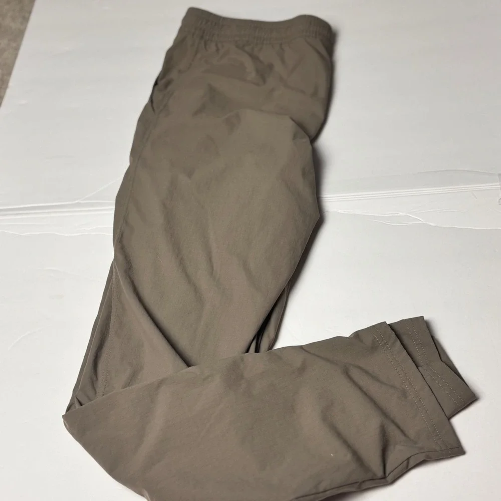 All In Motion Mens Brown Stretch Ripstop Hiking Pants Large 32x31 Drawstring‎